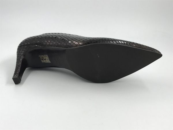 Zin dam pump printled bruin (3705994 otilia G maya TDM) - Stiletto Schoenen (Oudenaarde)