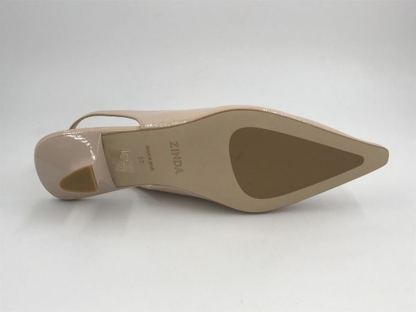 Zin dam sand lak rose (3040 naplak rose) - Stiletto Schoenen (Oudenaarde)