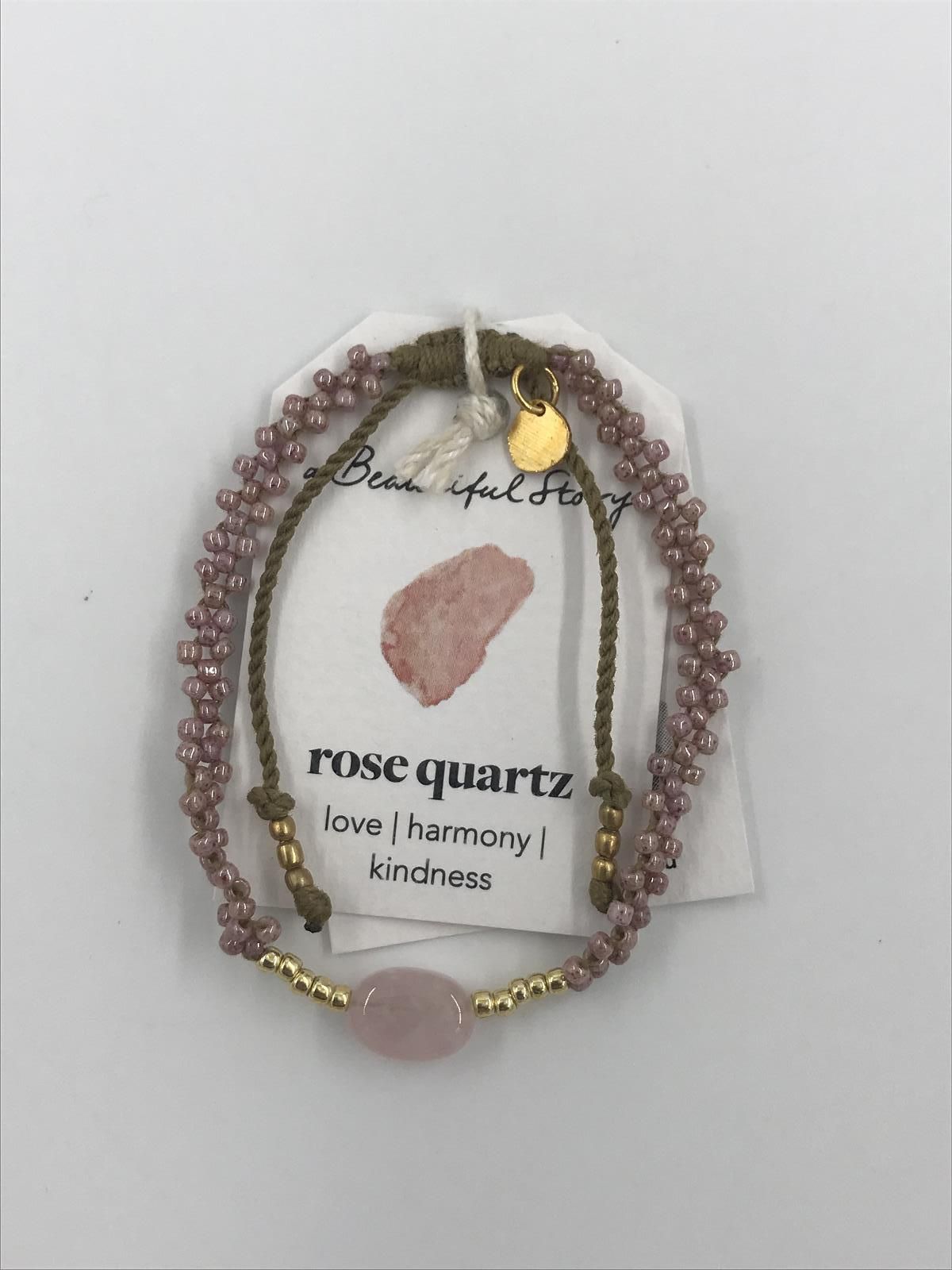 aBStory emotion rose quartz bracelet GC (BL23188 emotion rose quartz bracelet GC) - Stiletto Schoenen (Oudenaarde)