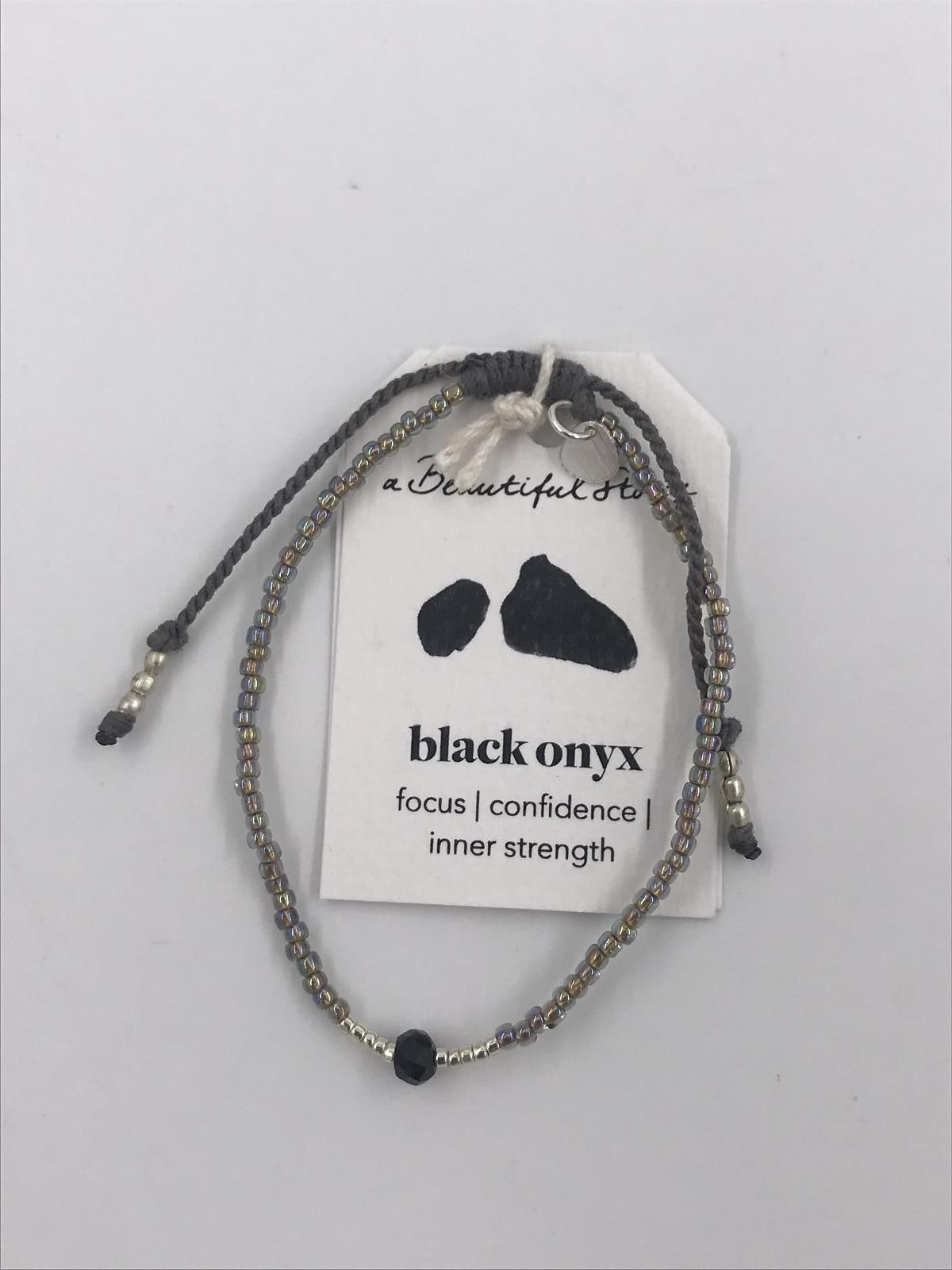 aBStory knowing black onyx bracelet SC (BL23227 knowing black onyx bracelet SC) - Stiletto Schoenen (Oudenaarde)