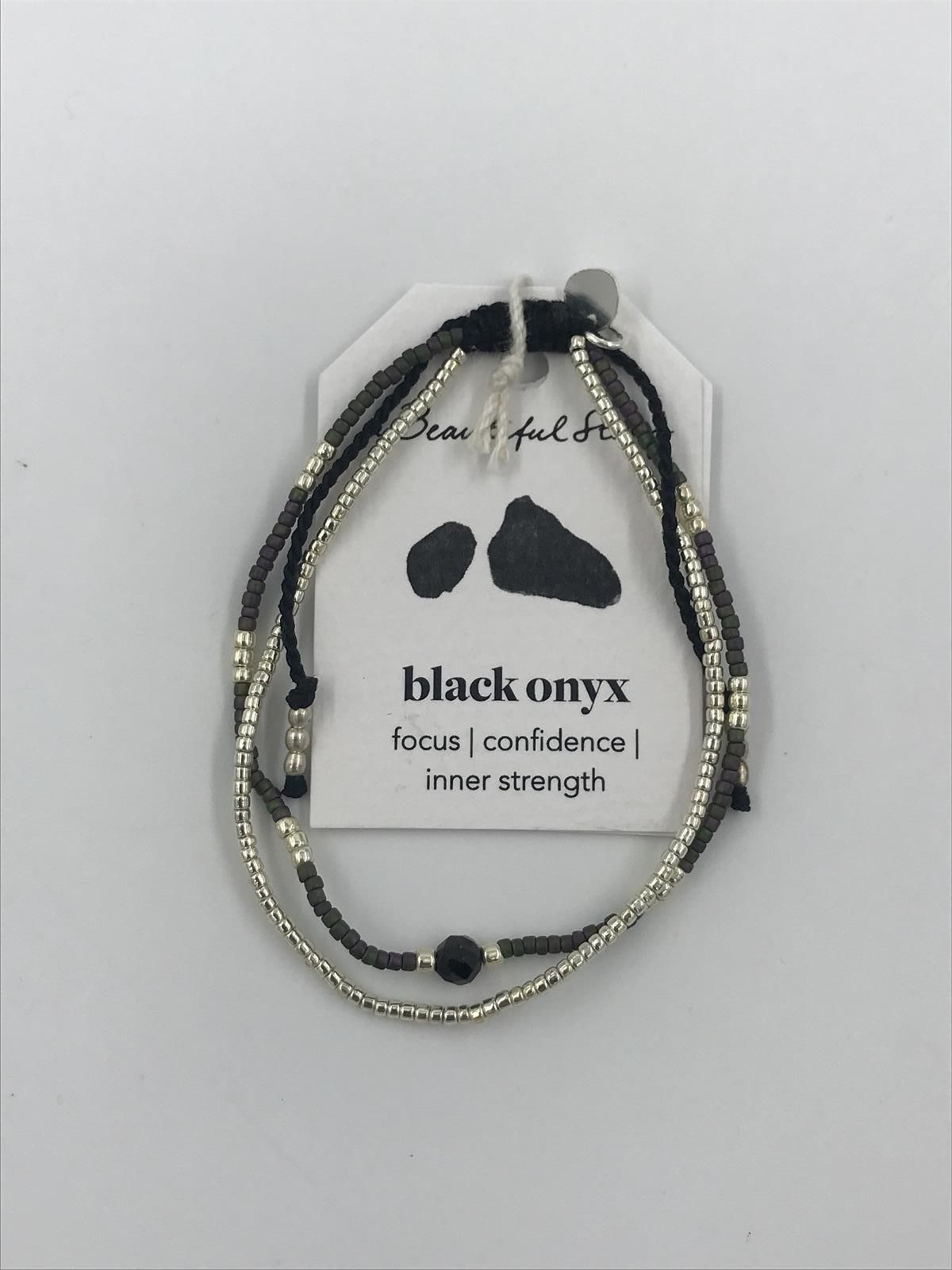 aBStory willing black onyx bracelet SC (BL23215 willing black onyx bracelet SC) - Stiletto Schoenen (Oudenaarde)
