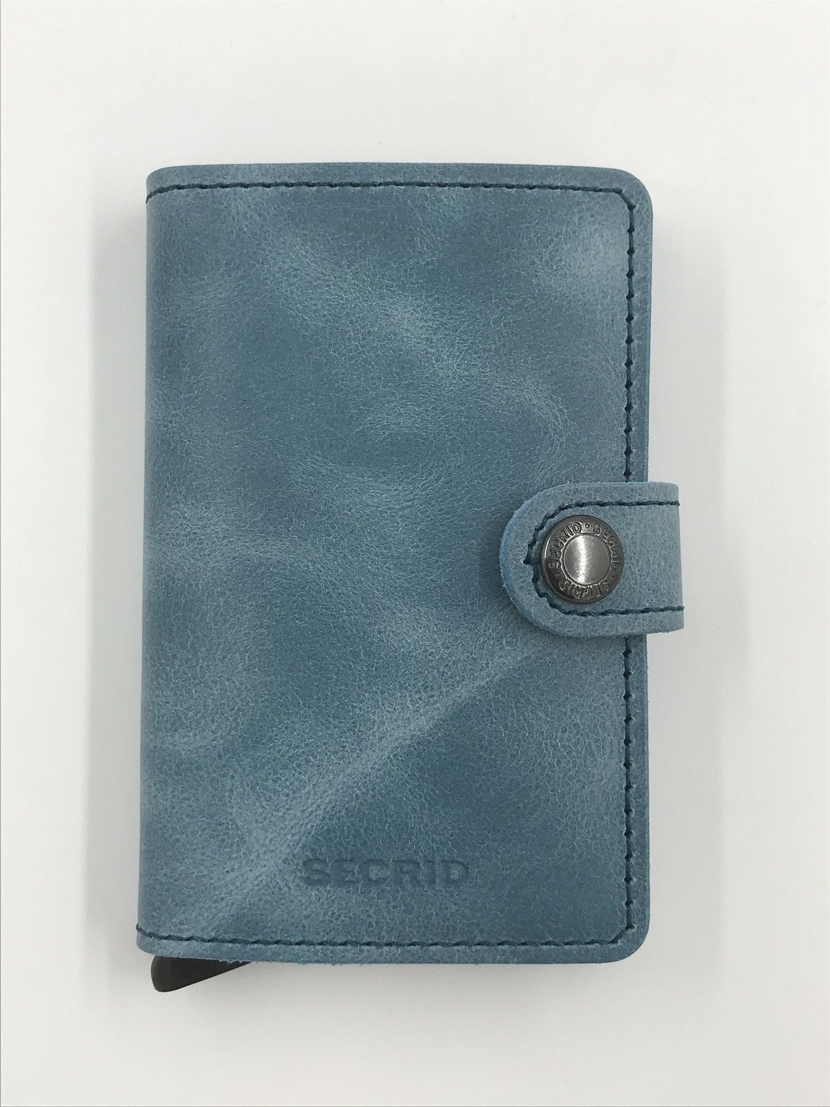 Secrid miniwallet vintage teal (MV-Vintage teal miniwallet) - Stiletto Schoenen (Oudenaarde)